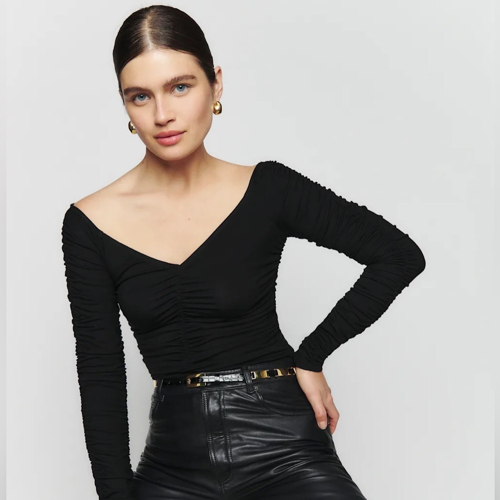 Reformation Leonora Knit Top